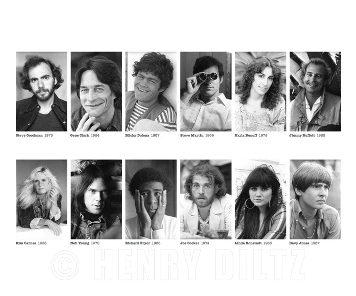 Rare Cool Stuff Henry Diltz Unpainted Faces